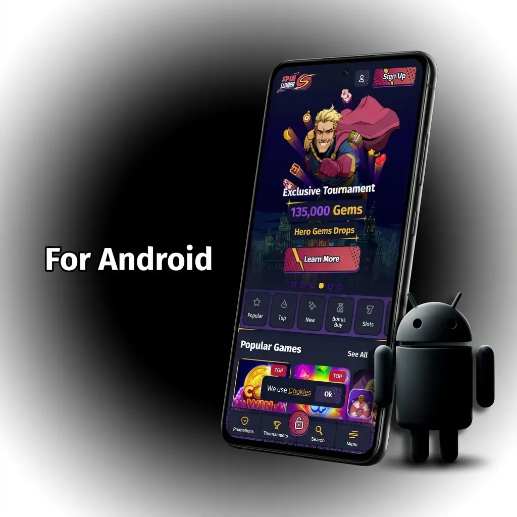 Spinlander Android APK download and installation steps for Canadian users on Android 6.0 or higher